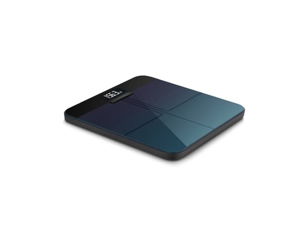 Amazfit Smart Scale, elektronisk personvåg, 50 g, marinblått, lila, fyrkantigt, LCD, 8,64 cm (3,4")