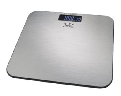 JATA 496N, Elektronisk personvekt, 150 kg, 50 g, kg,lb, firkant, Rustfritt stål