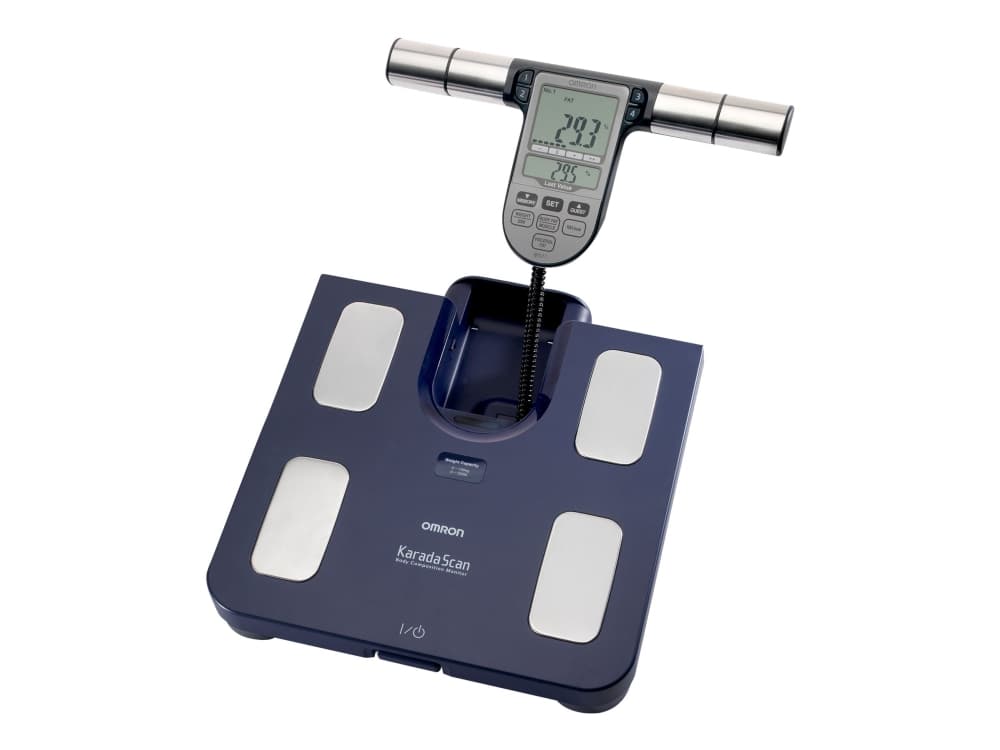 Bathroom scale Omron Scale and body composition analyzer BF-511 Omron turquoise size. university