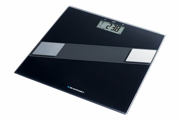 Blaupunkt BSM411, Elektronisk personvekt, 150 kg, 100 g, Sort, Rektangel, Knapper
