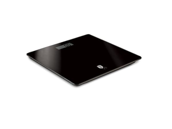 Berlinger Haus BH/9040, Elektronisk personvekt, 180 kg, Sort, g, kg, lb, oz, Rektangel, ABS, Herdet glass
