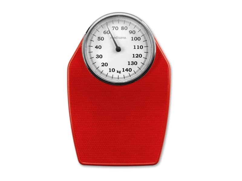 Medisana PS 100 bathroom scale red