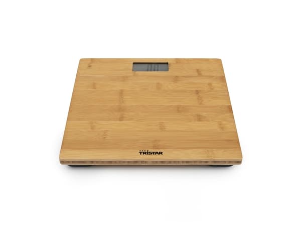 Tristar WG-2432, Elektronisk personvekt, 180 kg, 100 g, Bamboo, g, oz, kg, lb, firkant