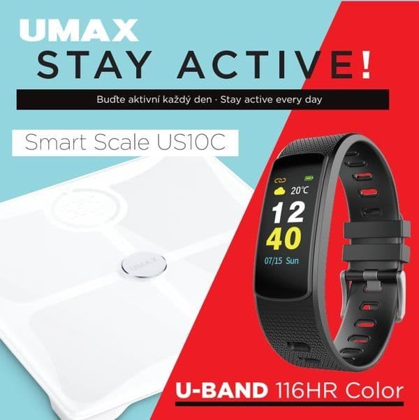 Personal Weighing Scale Umax Stay Active (UB604)