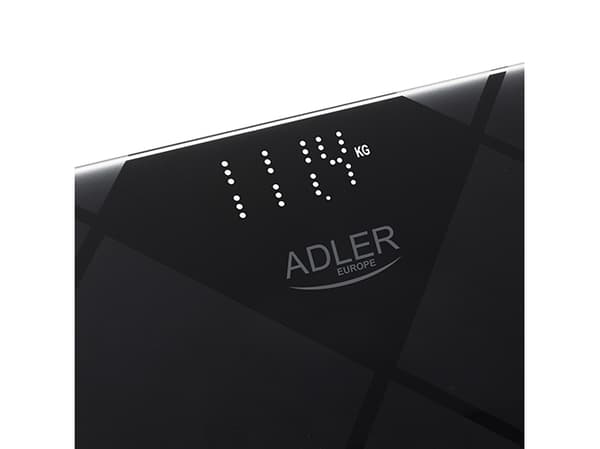 Adler AD 8169, Elektronisk personvekt, 180 kg, 100 g, Sort, Grafitt, Rektangel, Berøringskontroll