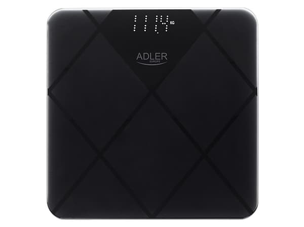 Adler AD 8169, Elektronisk personvekt, 180 kg, 100 g, Sort, Grafitt, Rektangel, Berøringskontroll
