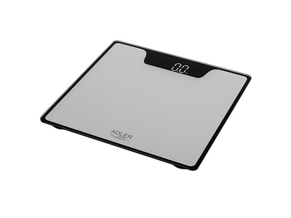 Adler AD 8174s, Elektronisk personvekt, 180 kg, 100 g, Sølv, kg/lb, Rektangel