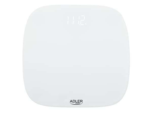 Adler AD 8176, Elektronisk personvekt, 180 kg, 100 g, Hvit, kg, lb, firkant