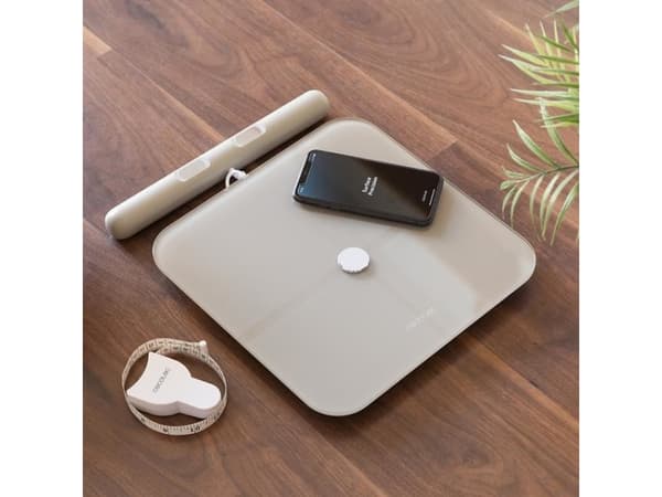 Cecotec Surface Precision 10600 Smart Healthy Pro Beige, Elektronisk personvekt, 180 kg, 100 g, Beige, 6 kg, kg/lb