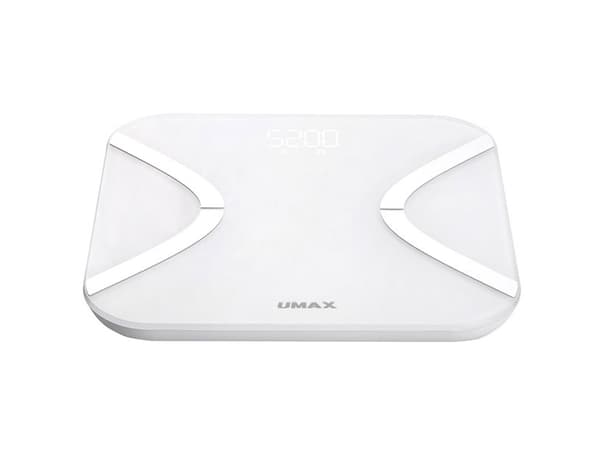UMAX US20E, Elektronisk personvekt, 180 kg, 50 g, Hvit, 0,2 kg, kg