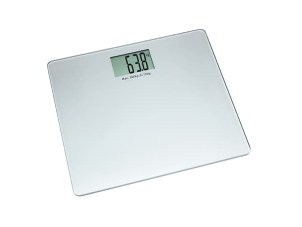 TFA-Dostmann 50.1010.54, Elektronisk personvåg, 200 kg, Silver, 6 kg, kg, lb, st, Rektangel