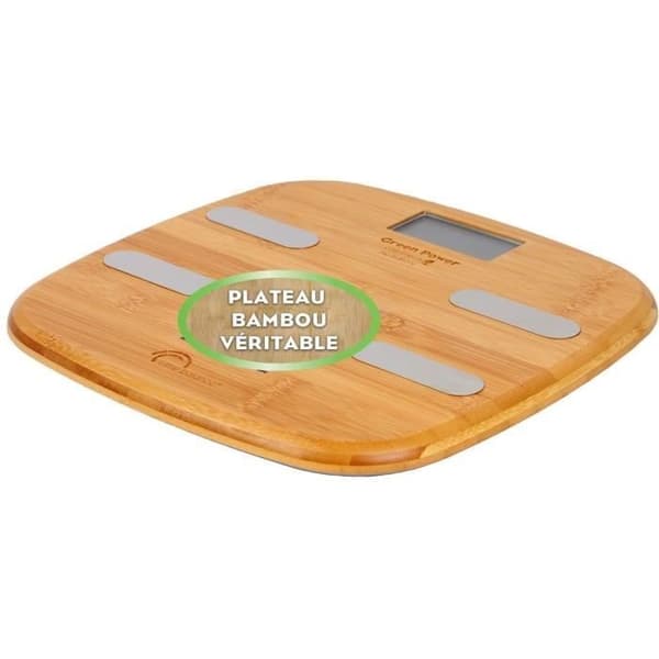 Little Balance Connect Bamboo USB Personal Scale GREEN POWER 8359 impedansmätare