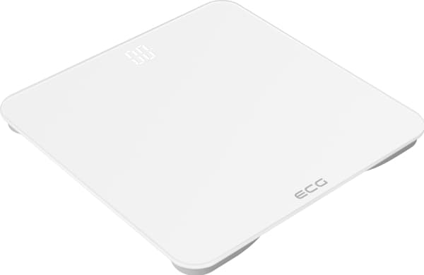 ECG OV 1821 White, Elektronisk personvekt, 180 kg, 100 g, Hvit, kg/lb, firkant