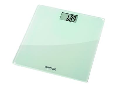 Omron HN-286, Sähkökäyttöinen henkilövaaka, 180 kg, 100 g, Valkoinen, g, kg, Lasi, Muovi