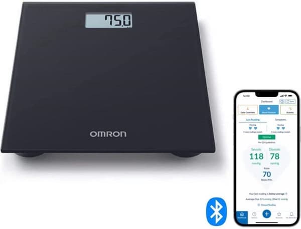 OMRON BADEVÆRELSESVÆGT HN-300T2-EBK INTELLI IT SORT
