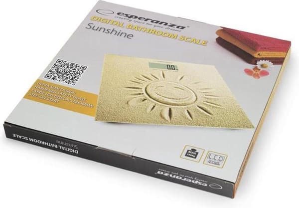 Esperanza EBS006 personvåg Elektronisk personvåg Fyrkantig Beige