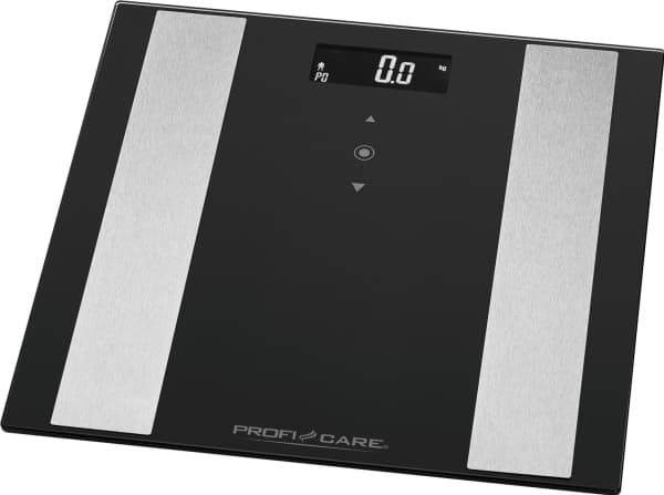 ProfiCare PC-PW 3007 FA, Elektronisk personvekt, 180 kg, 100 g, Sort, 5 kg, kg, lb, ST
