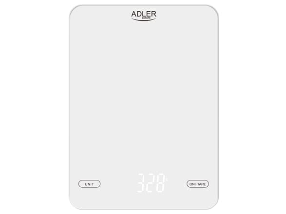 Kitchen scales Scales Adler Kitchen Scale AD 3177w Maximum weight (capacity) 10 kg, Accuracy 1 g, White