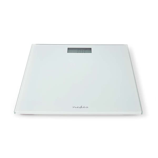 Nedis Personvekt | Digital | Hvit | Herdet Glass | Maksimal vekttrykk: 150 kg