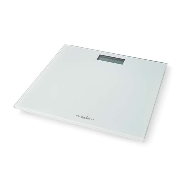 Nedis Personvekt | Digital | Hvit | Herdet Glass | Maksimal vekttrykk: 150 kg
