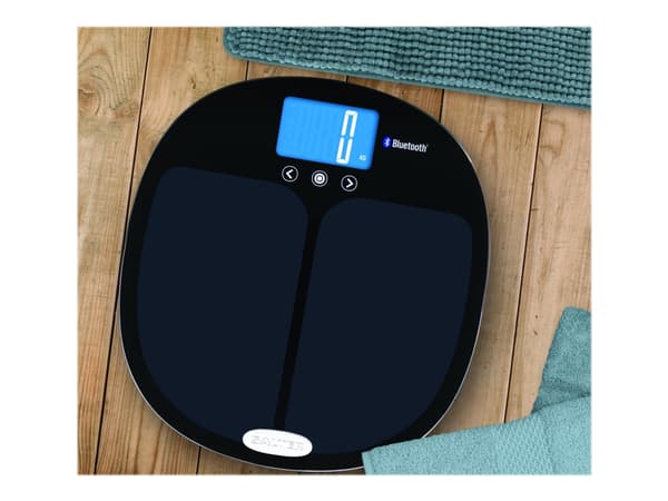 Salter 9192 BK3R Curve - Badevekt - svart