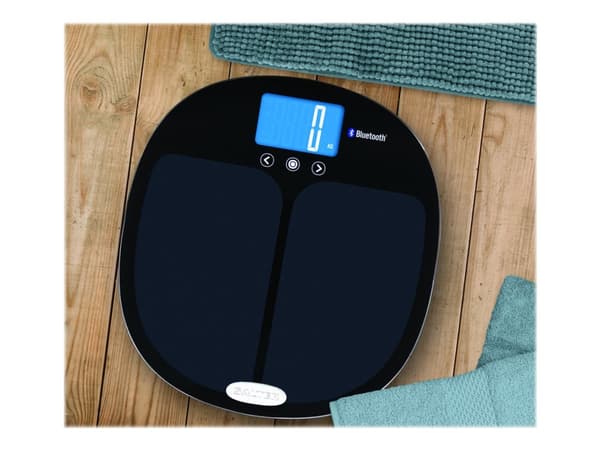 Salter 9192 BK3R Curve - Badevekt - svart