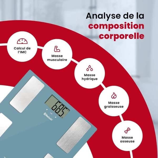 Pese Person Connected - Terraillon - Smart Connect - Blue