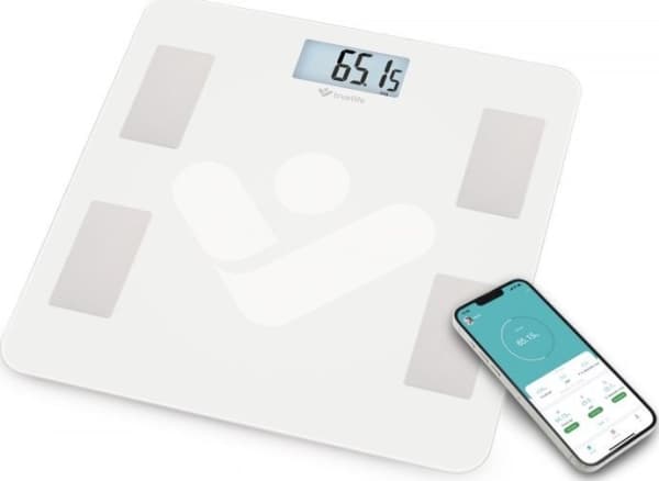 TrueLife TLFSW4BT, Elektronisk personvekt, 180 kg, 100 g, Hvit, 0,2 kg, kg
