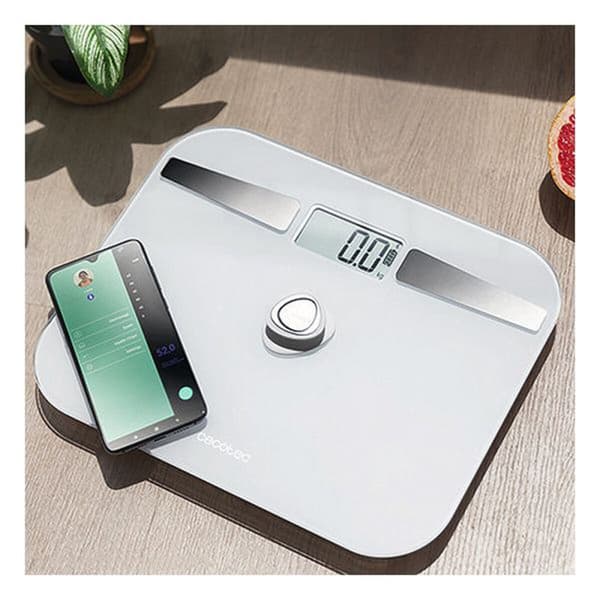 Digital Badrumsvåg Cecotec SURFACE PRECISION ECOPOWER 10200 SMART HEALTHY LCD Bluetooth 180 kg Vit LCD
