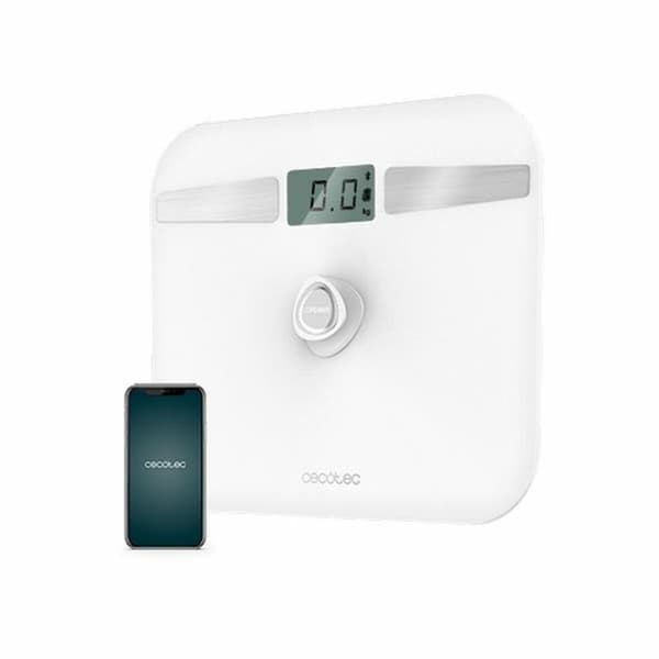 Digital Badrumsvåg Cecotec SURFACE PRECISION ECOPOWER 10200 SMART HEALTHY LCD Bluetooth 180 kg Vit LCD