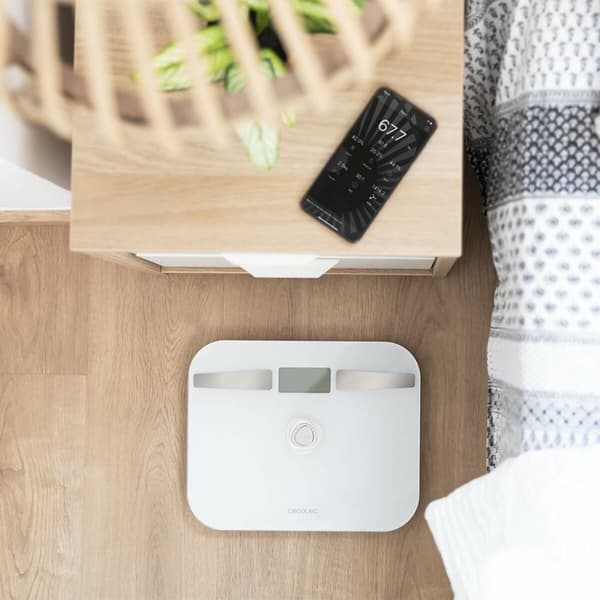 Digital Badrumsvåg Cecotec SURFACE PRECISION ECOPOWER 10200 SMART HEALTHY LCD Bluetooth 180 kg Vit LCD