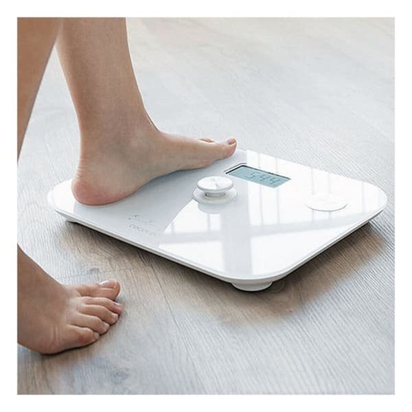 Digital badevægt Cecotec ECOPOWER 10100 FULL HEALTHY LCD 180 kg Hvid Glas