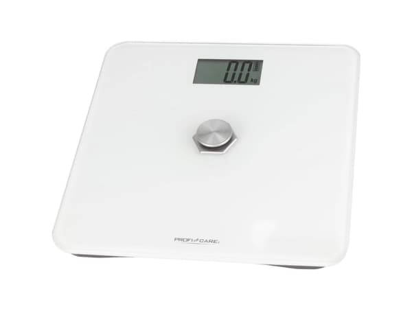 ProfiCare PC-PW 3112 white, Elektronisk personvåg, 180 kg, 100 g, Vit, 5 kg, kg, lb