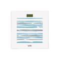 Miniatyrbild 3 av 3: Digital Badrumsvåg LAICA PS1074 Vit Randig Multicolour Härdat glas 150 kg