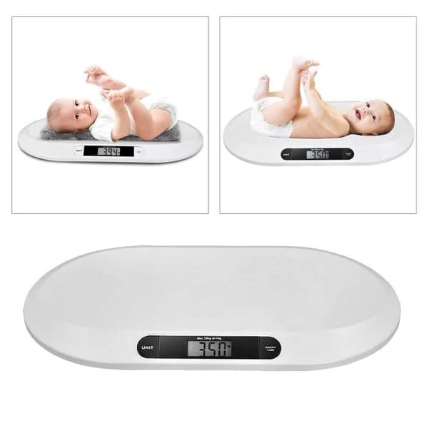 Personvåg, elektronisk digitalvåg, 20 kg-44lb, för spädbarn, spädbarn, husdjur, badrum