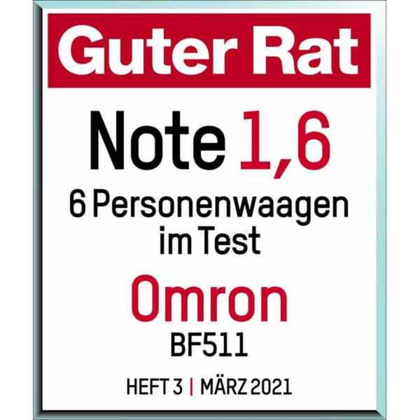 Digital badevægt Omron BF511 Blå Metal Kropsfedtforhold
