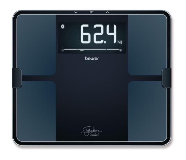 Beurer BF 915 Digital personvåg Vägningsområde=200kg Svart med Bluetooth