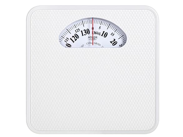 Adler | Mekanisk badvåg | AD 8179w | Maximal viktkapacitet 136 kg | Noggrannhet 1000 g | Vit