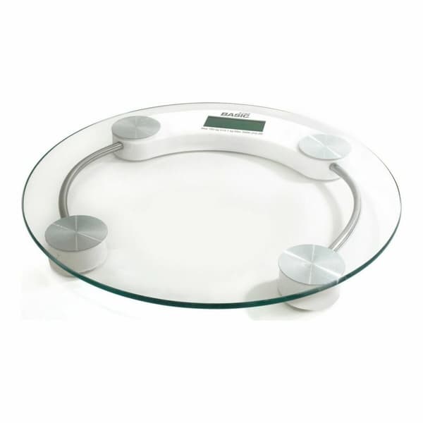 Digital badevægt Basic Home Gennemsigtig 33 x 3,5 cm (6 enheder)