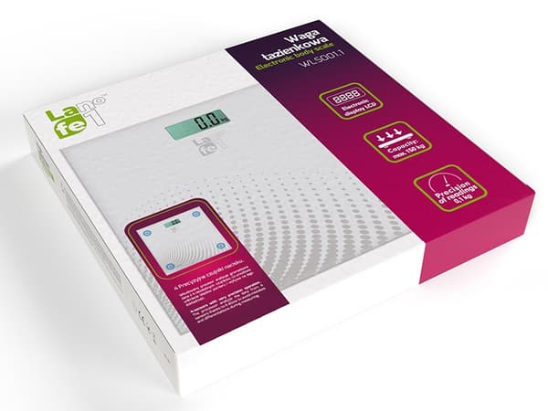 LAFE WLS001.1 Square Elektronisk personlig vægt