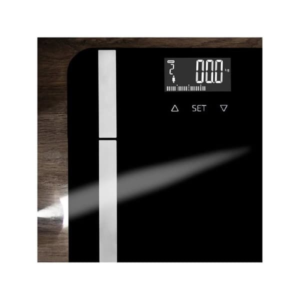Cecotec Smart digital bathroom scale, great surface, high precision, with measuring tape.