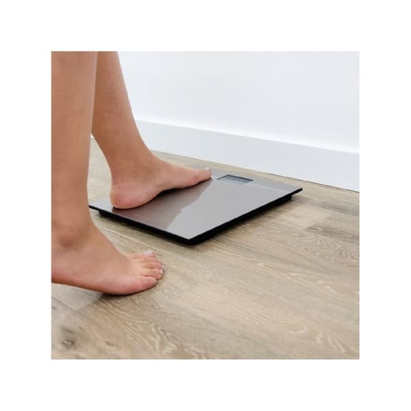 Cecotec Digital bathroom scale, great surface, high precision, with measuring tape.
