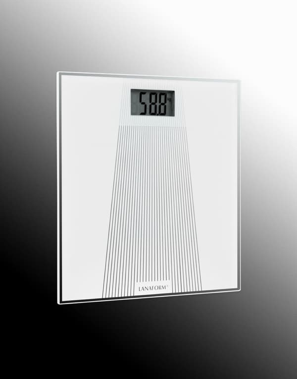 Badrumsvåg vit PDS-100 Lanaform