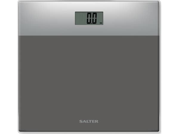 Salter 9206 SVSV3R, elektronisk personvåg, 180 kg, 100 g, kg,lb,st, rektangel, grå, silver
