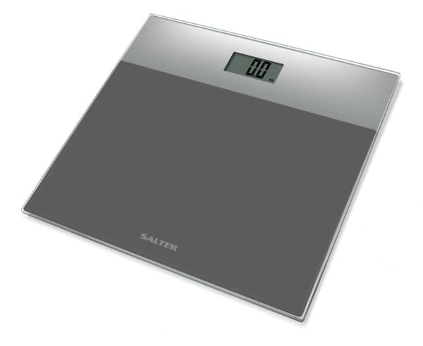 Salter 9206 SVSV3R, elektronisk personvåg, 180 kg, 100 g, kg,lb,st, rektangel, grå, silver