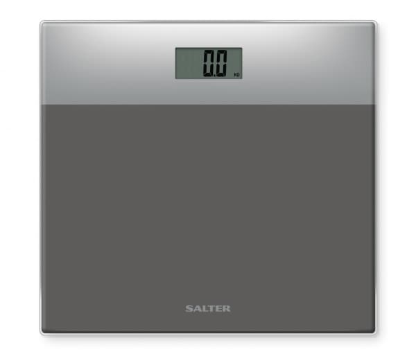 Salter 9206 SVSV3R, elektronisk personvåg, 180 kg, 100 g, kg,lb,st, rektangel, grå, silver