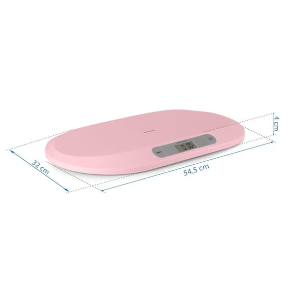 Elektronisk babyvægt BW-144 pink