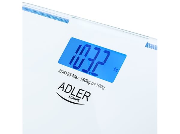 Adler badevekt Adler AD 8183 hvit