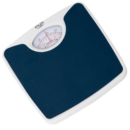 Adler | Mekanisk badrumsvåg | AD 8151b | Maxvikt (kapacitet) 130 kg | Noggrannhet 1000 g | Blå vit