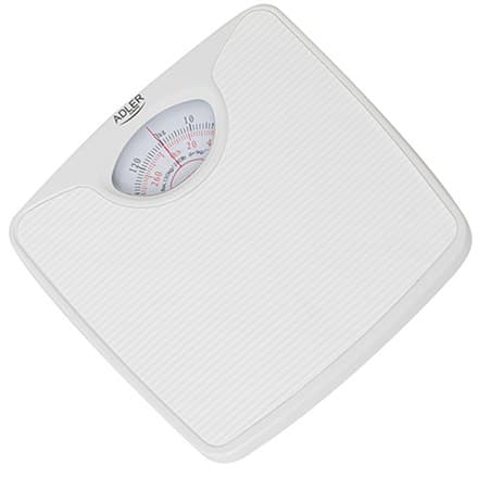 Adler | Mekanisk badrumsvåg | AD 8151w | Maxvikt (kapacitet) 130 kg | Noggrannhet 1000 g | Vit
